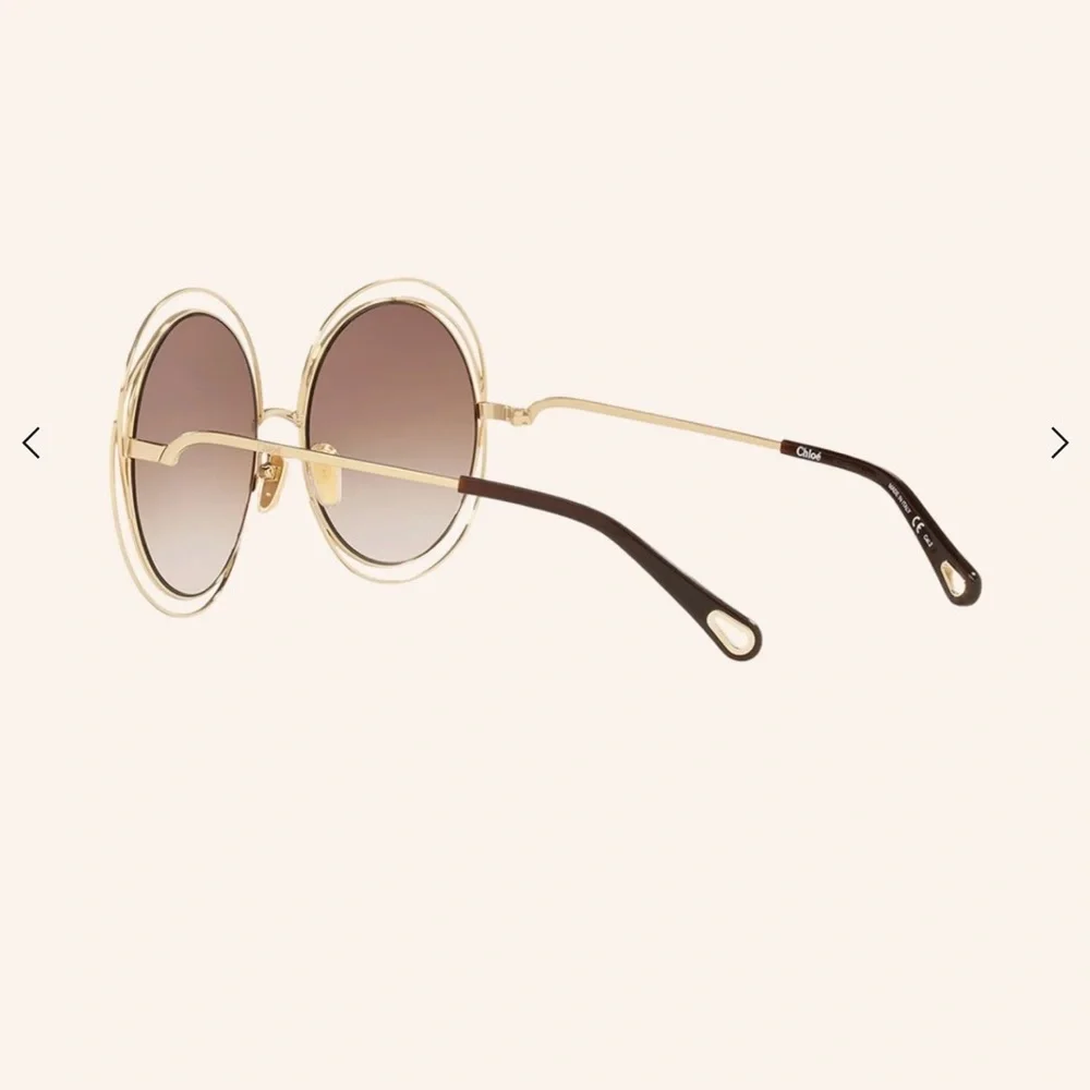 Chloè Carlina Sunglasses Gold - Picture 5 of 16